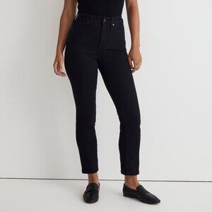 Madewell Stovepipe Curvy Black Jeans Size 29